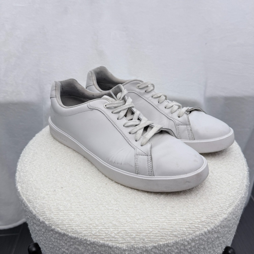 Cole Haan Shoes Mens 13us White Leather Grand Crosscourt Daily Sneaker